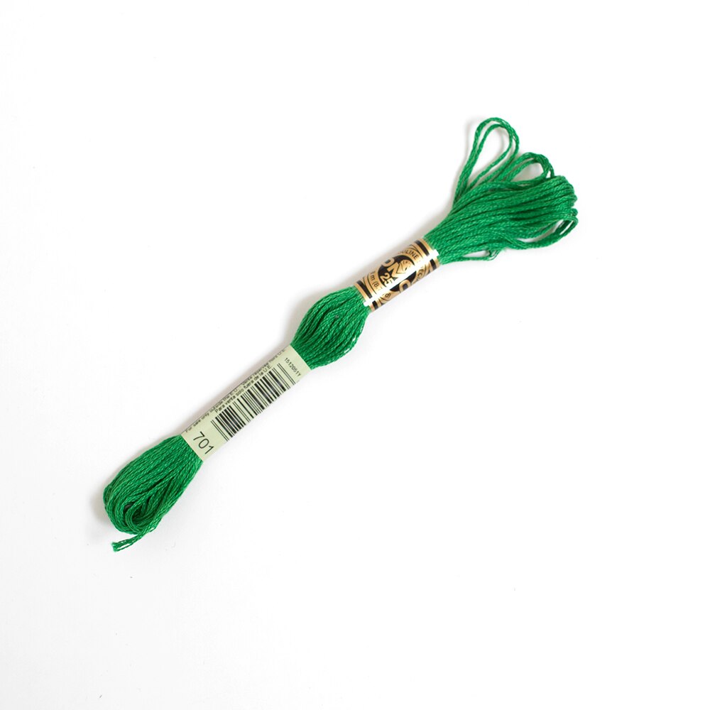 Sewing Supplies, Art & School, DMC, 6 strand, Embroidery floss, 50171, Light Green